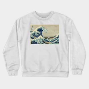 The Great Wave off Kanagawa - Katsushika Hokusai Crewneck Sweatshirt